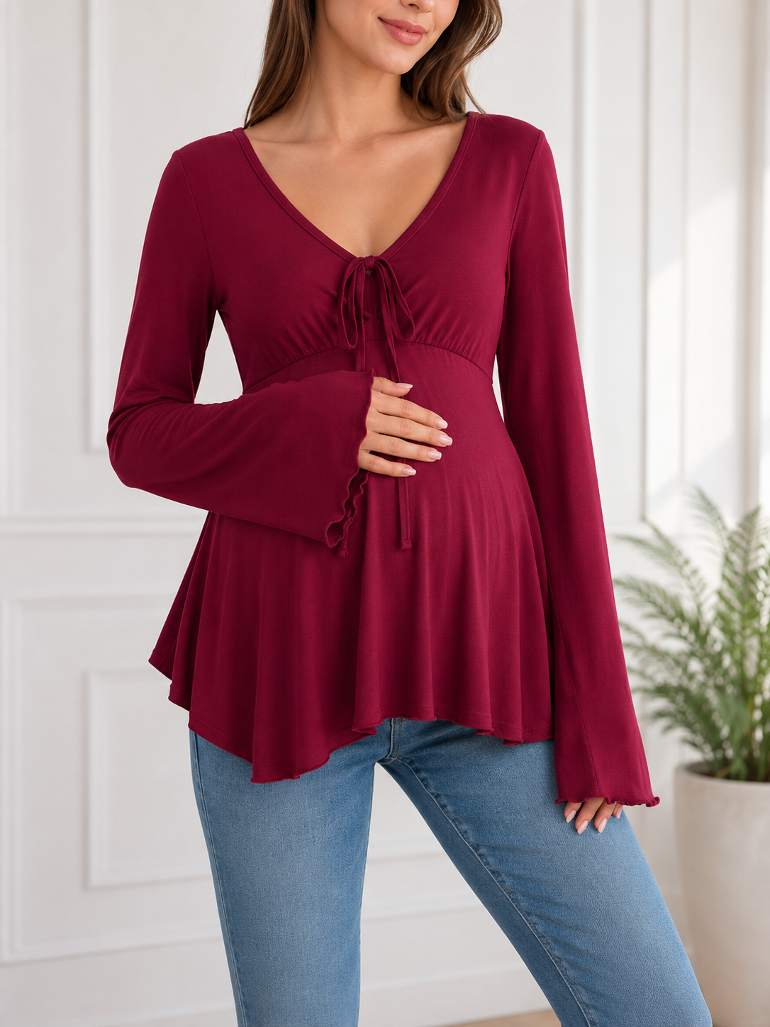 BellaMum™ | Le Haut de Grossesse Élégant & Confortable